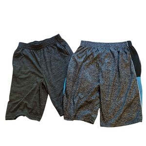 Bundle: 2 Athletic Shorts w/ Pockets, Boys Large 12, Set Of Summer Bottoms